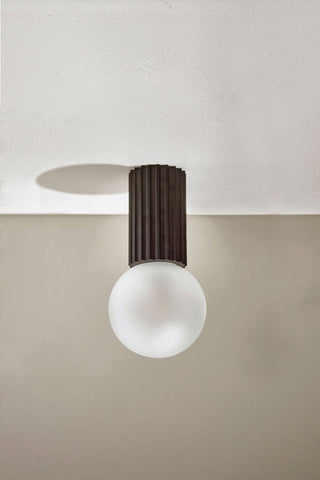Marz Designs Attalos Ceiling Light, Brushed Black, Portrait