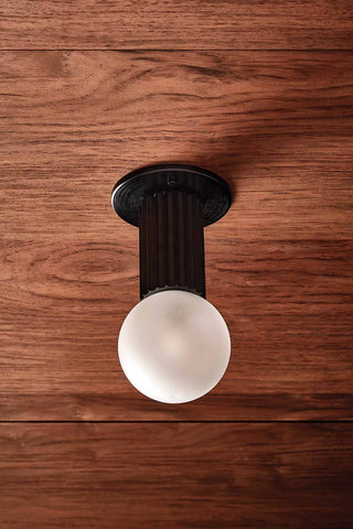 Marz Designs Attalos Ceiling Light - Brushed Black, Portrait