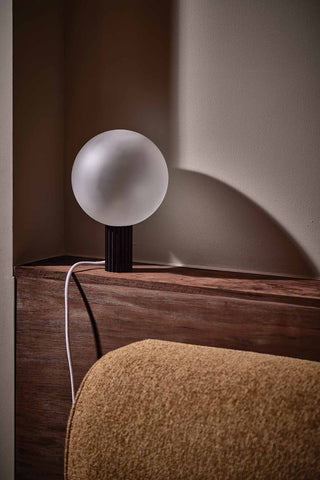 Marz Designs Attalos table lamp (brushed black) off