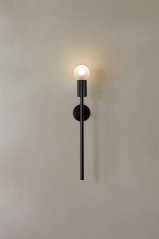 Marz Designs Attalos Wall Sconce - Brushed Black Portrait