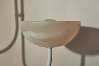 Marz Designs Aurelia Double Pendant in White Onyx detail
