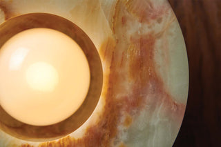 Jade Onyx, Brass, Opal