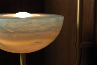 Marz Designs Aurelia Wall Light - White Onyx & Brass Detail