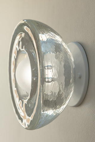 Marz Designs Aurelia cast glass surface sconce detail