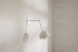 Marz Designs Terra0 white articulating wall lamp