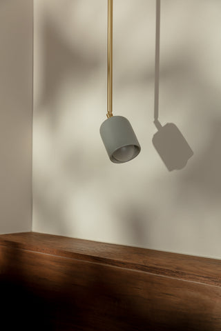Marz Designs Terra 1 articulating spotlight (fog, brass, off)