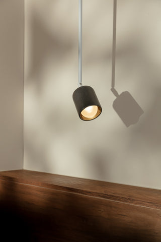 Marz Designs Terra 1 Articulating Spotlight, White Satin