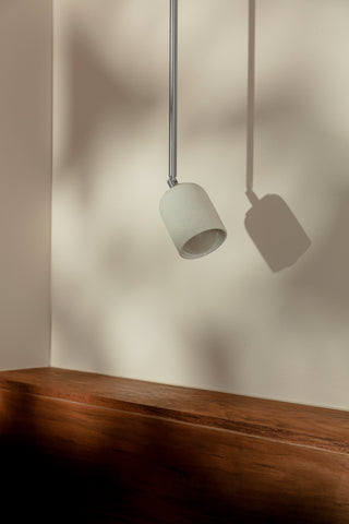 Marz Designs Terra 1 Articulating Spot Light - Vanilla Bean & Brushed Nickel...
