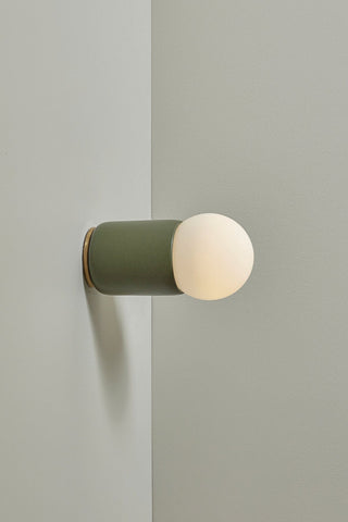Marz Designs Terra 1 Olive Brass Sconce