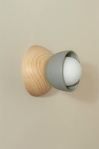 Marz Designs Terra Surface Sconce in Fog Ash, side view