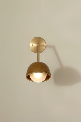 Marz Designs Terra articulating brass wall sconce