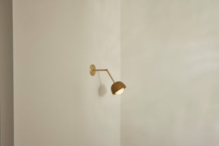Marz Designs Terra articulating brass wall lamp