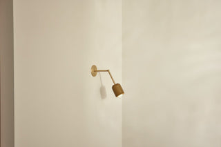 Marz Designs Terra 1 articulating brass wall lamp