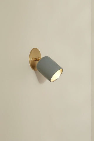 Marz Designs Terra 1 Fog Brass Articulating Wall Light