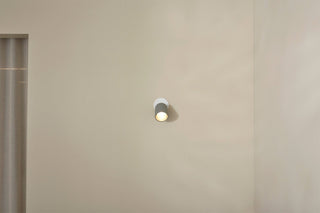 Marz Designs Terra 1 articulating spotlight in white satin