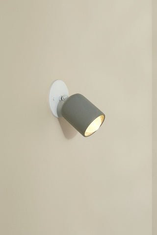 Marz Designs Terra 1 articulating fog spotlight, white satin finish.