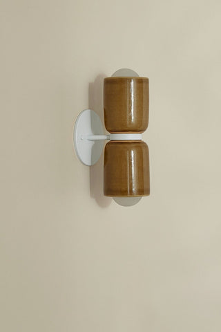 Marz Designs Terra 2 wall light in chartreuse