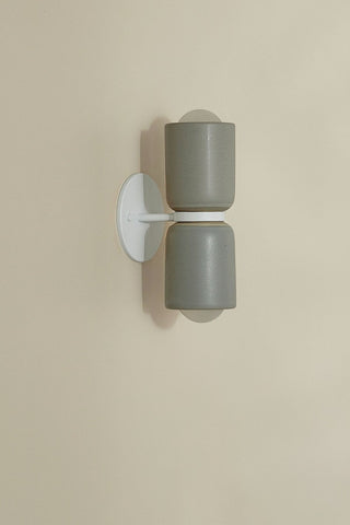 Marz Designs Terra 2 Wall Light in Fog White Satin