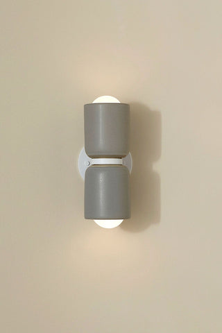 Marz Designs Terra 2 wall light in fog satin white