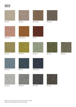 MIX fabric color swatches