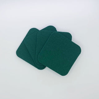 Green square coasters (NASH Forest Fan2)