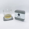 NASH Square Storm Style coaster set with drink