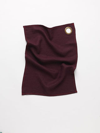 NASH Aubergine Scrunch fabric with grommet