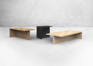 Oak PSFL-LTGRP tables in various finishes