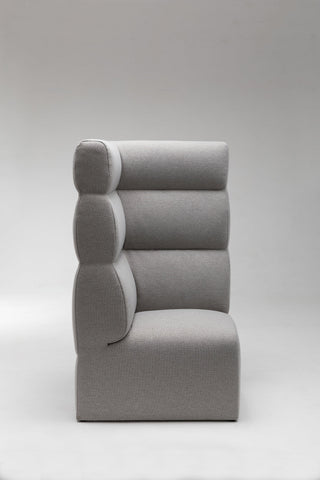 PUFFALO Universal Group gray corner chair