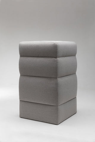 PUFFALO Universal Group gray ottoman
