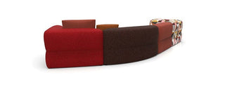 PUFFALO modular colored lounge seating arrangement