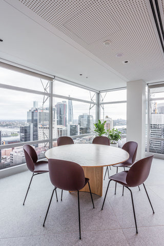Meeting room with city view, July 16, 2020
