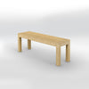 Modern wooden bench