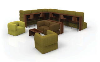 Puffalouniversalsetting2 - Modern lounge furniture with booth seating