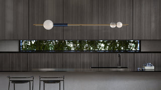 Modern kitchen with unique pendant lighting, Scene4V2