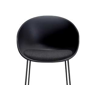 Black modern chair, screenshot from 2024