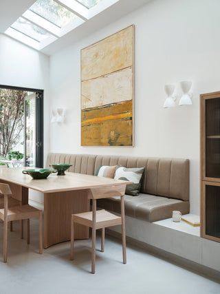 Bagnall Design Office dining room in Darlinghurst with artwork.