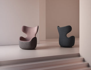 Topaz Duo2 chairs in gray and pink