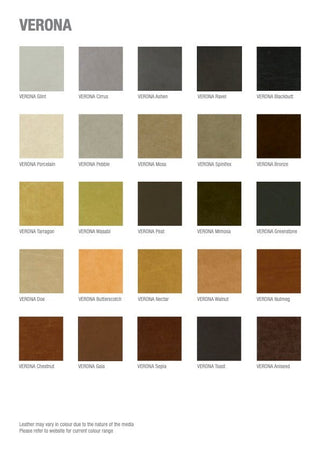 Fabric color swatches