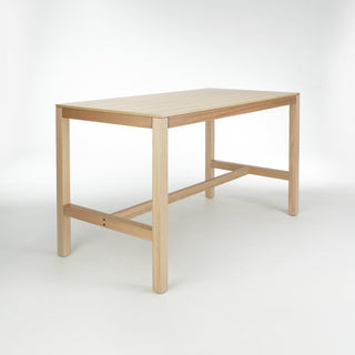 Wooden rectangular table.