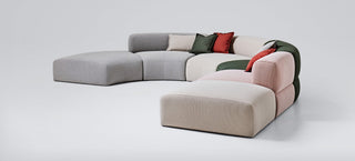 Puffalo Lounge Sectional Sofa in Modern Design