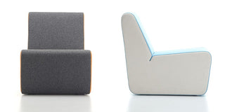 Modern gray and white accent chair, Cat3 design