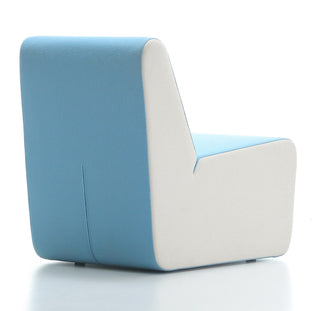 AURALIGHT_22 blue and white modern accent chair