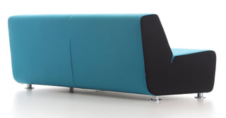 AURA_16 modern teal and black sofa