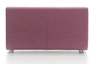 Modern upholstered headboard in purple