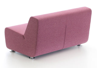 AURA 40 pink modern sofa back view
