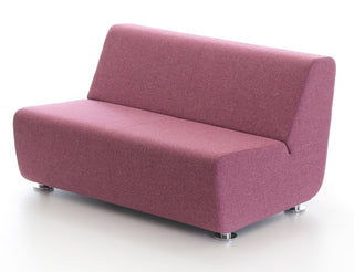 AURA_41 Pink Modern Loveseat