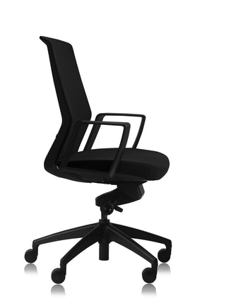 Advanta AVEYA Task Chair - Black with Fixed Arms