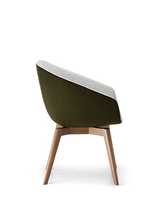 AdvantaDELPHI-452 Modern chair with wood legs