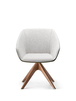 AdvantaDELPHI-498 modern swivel chair with wooden base